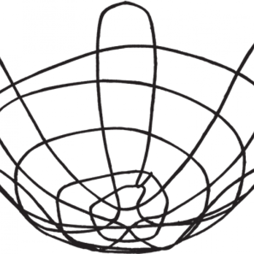 Penta basket illustration